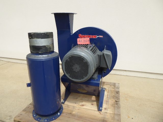 Used Air Knife Blower – Spencer 40 HP Air Knife Blower AK2039-Blowers ...